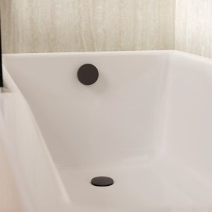 Crosswater Overflow Bath Filler With Waste - Slate (BFW0360T) - main image 2