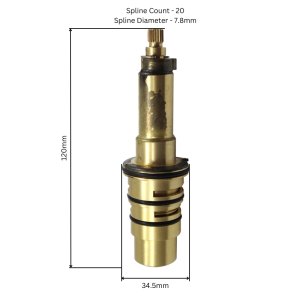 Crosswater Thermostatic Cartridge Assembly 5E2.1102 (5E2-1102) - main image 2