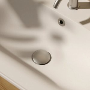 Crosswater Universal Click Clack Basin Waste - Brushed Nickel (BSW0260L_V2) - main image 2