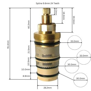 Crosswater thermostatic cartridge (TCG1210FA1) - main image 2