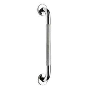 Croydex 450mm Stainless Steel Straight Grab Bar with Anti Slip Grip - Chrome (AP500641) - main image 2