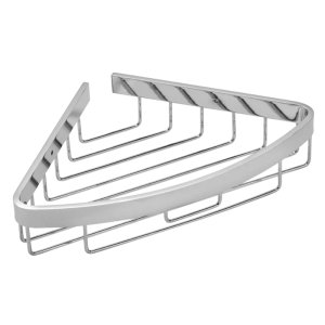 Croydex Aluminium Corner Basket - Chrome (QM775941) - main image 2