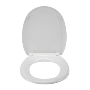Croydex Anti-Bac Polyproplylene Toilet Seat - White (WL400022H) - main image 2