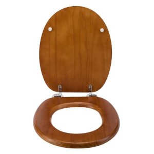 Croydex Antique Pine Flexi-Fix Toilet Seat (WL602250H) - main image 2