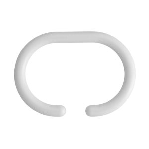 Croydex C Shaped Curtain Ring - White (AK142122) - main image 2
