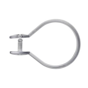 Croydex Clear Button Curtain Ring - Clear (AK142232) - main image 2