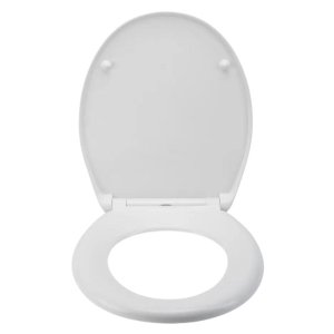 Croydex Eldon Toilet Seat With Soft Close - White (WL533622H) - main image 2