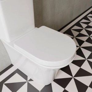 Croydex Eyre Flexi-Fix Toilet Seat - White (WL601522H) - main image 2