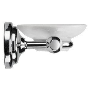 Croydex Flexi-Fix 1919 Range Soap Dish and Holder - Chrome (QM301941) - main image 2