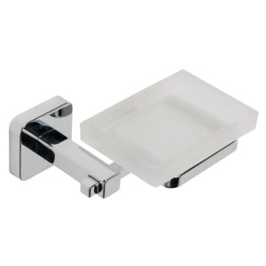 Croydex Flexi-Fix Camberwell Soap Dish and Holder - Chrome (QM921941) - main image 2