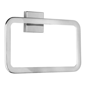 Croydex Flexi-Fix Cheadle Towel Ring - Chrome (QM511541) - main image 2