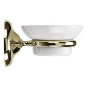 Croydex Flexi-Fix Grosvenor Gold Soap Dish and Holder - Gold (QM701903) - main image 2