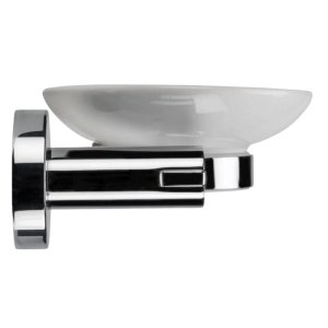 Croydex Flexi-Fix Metra Soap Dish and Holder - Chrome (QM541941) - main image 2