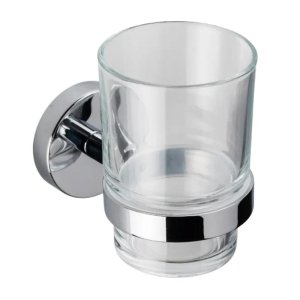 Croydex Flexi-Fix Pendle Tumbler and Holder - Chrome (QM411841) - main image 2