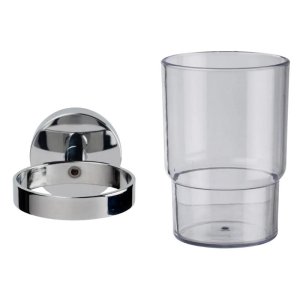 Croydex Flexi-Fix Romsey Tumbler and Holder - Chrome (QM741841) - main image 2