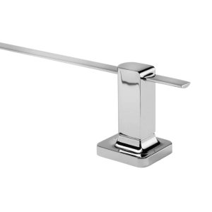 Croydex Flexi-Fix Shoreditch Single Towel Rail - Chrome (QM592741) - main image 2