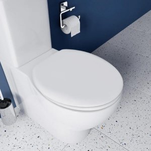 Croydex Grasmere Flexi-Fix Toilet Seat - White (WL601422H) - main image 2