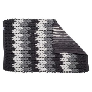 Croydex Grey and White Patterned Bathroom Mat (AN170131) - main image 2