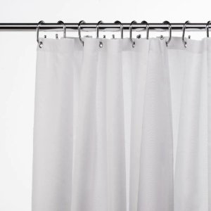 Croydex High Performance Shower Curtain 2100x2100mm - White (GP85108) - main image 2