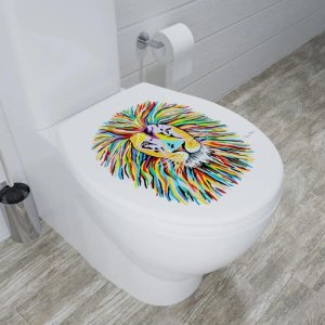 Croydex Lewis McZoo Flexi Fix Toilet Seat - Steven Brown (WL604322H) - main image 2