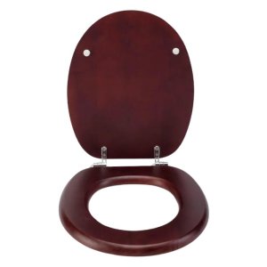 Croydex Mahogany Flexi-Fix Toilet Seat (WL602252H) - main image 2