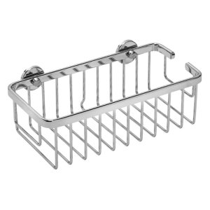 Croydex Slimline Aluminium Cosmetic Basket - Chrome (QM780641) - main image 2