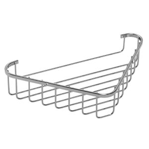 Croydex Stainless Steel Corner Basket - Chrome (QM395941) - main image 2