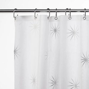Croydex Stellar Shower Curtain - White (AF584740) - main image 2