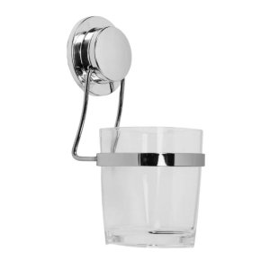 Croydex Stick 'N' Lock Tumbler and Holder - Chrome (QM291841) - main image 2