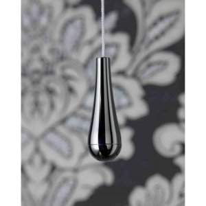 Croydex Teardrop Light Pull - Chrome (AJ207641) - main image 2