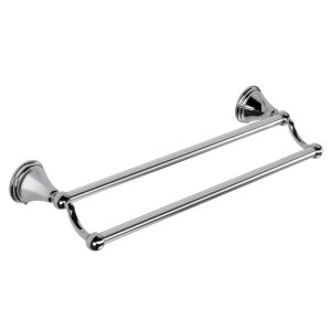 Croydex Westminster Double Towel Rail - Chrome (QM202841) - main image 2
