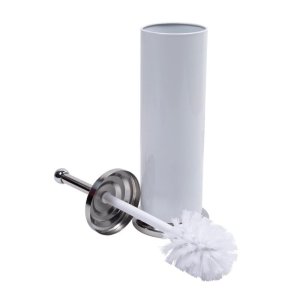 Croydex White and Stainless Steel Toilet Brush And Holder (AJ400141) - main image 2
