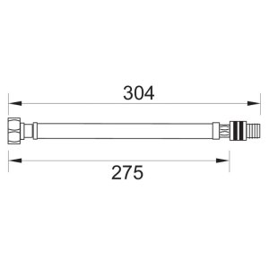 Deva BSP Flexi Tails - Chrome (DSP FCH10) - main image 2