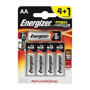 Energizer AA Max Power Batteries - 4 Plus 1 Pack (S9533) - main image 2