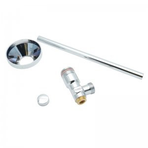 Geberit 1/2" angle stop valve - chrome (215.085.21.1) - main image 2