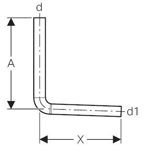 Geberit 90 degree flush bend (119.705.93.1) - main image 2