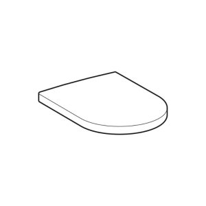 Geberit iCon Toilet Seat - White (574120000) - main image 2