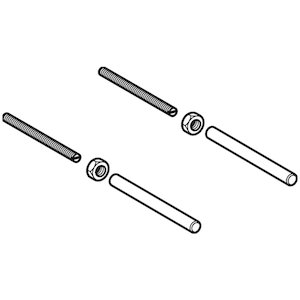 Geberit M12 threaded rods (pair) (240.189.00.1) - main image 2