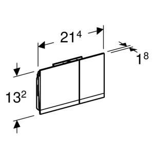 Geberit Sigma60 ready-to-fit set (115.796.GH.1) - main image 2