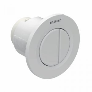 Geberit Type 01 dual flush button - alpine white (116.042.11.1) - main image 2