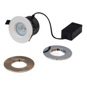Globo 8W IP65 Rated Dimmable Downlight With Interchangeable Bezels - 3 Colour Option (DL2202) - main image 2