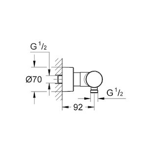 Grohe bar valve S-union (12693000) - main image 2