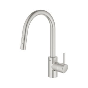Grohe Concetto Single Lever Sink Mixer - Supersteel (31483DC2) - main image 2