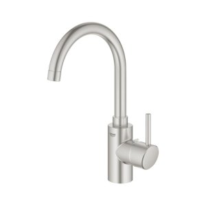 Grohe Concetto Single Lever Sink Mixer - Supersteel (32661DC3) - main image 2