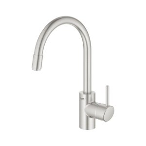 Grohe Concetto Single Lever Sink Mixer - Supersteel (32663DC3) - main image 2