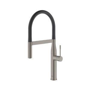 Grohe Essence Single Lever Sink Mixer - Brushed Hard Graphite (30294AL0) - main image 2