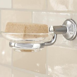 Grohe Essentials Authentic Glass/Soap Dish Holder - Chrome (40652001) - main image 2