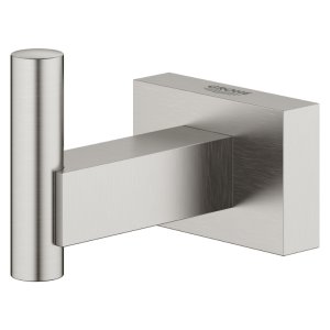 Grohe Essentials Cube Robe Hook - Supersteel (40511DC1) - main image 2