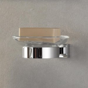 Grohe Essentials Cube Soap Dish With Holder - Chrome (40754001) - main image 2