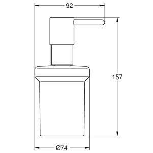 Grohe Essentials Soap Dispenser - Cool Sunrise (40394GL1) - main image 2